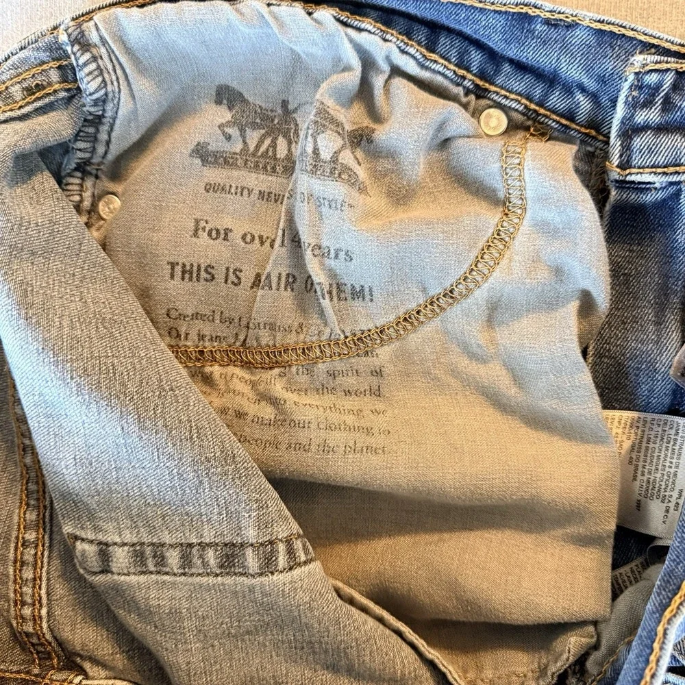 Levi's 505 Jeans Mens W36 L30 Blue Regular Fit Straight Leg Denim Classic